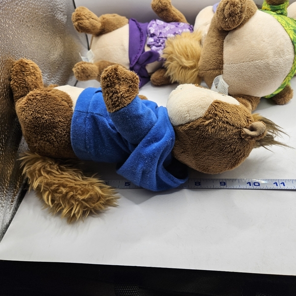 3 Build A Bear Jeanette Simon Theodore Plush Alvin & the Chipmunks Chipwrecked.  - Picture 12 of 14
